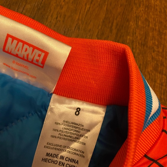 Marvel Red and Blue Superhero Kids Costume Jacket - Picture 7 of 10